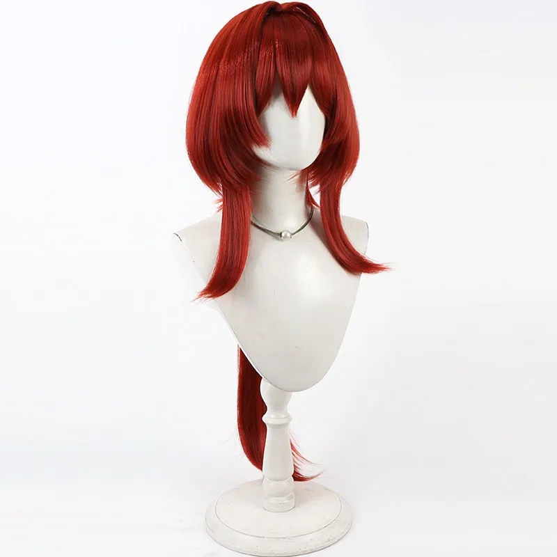 Anime Cosplay With Red Hair - KK56Game Arknights: Endfield Cosplay Laevatain Parrucca