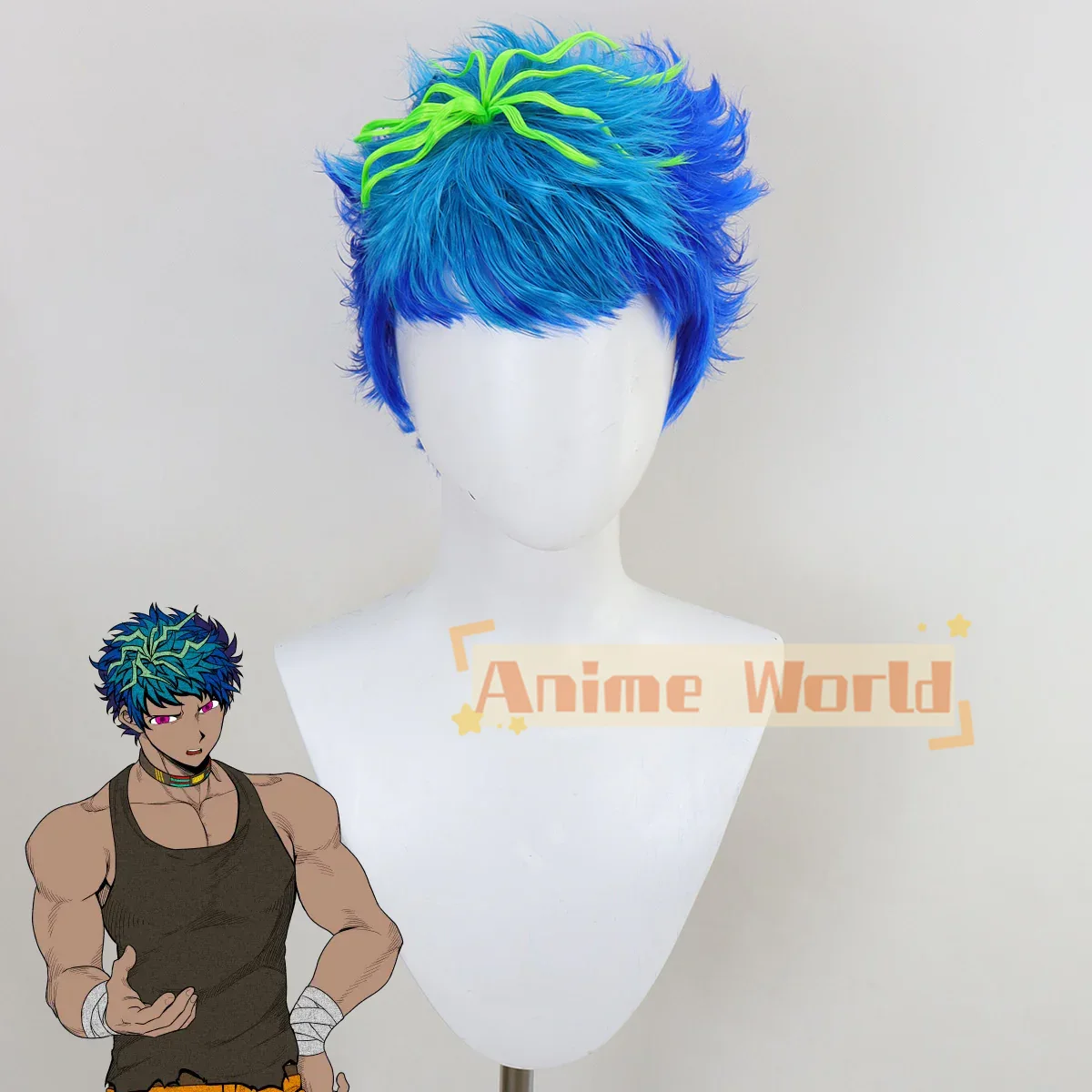 Anime Cosplay Blue Hair - Il tuo Turn To Die Naomichi