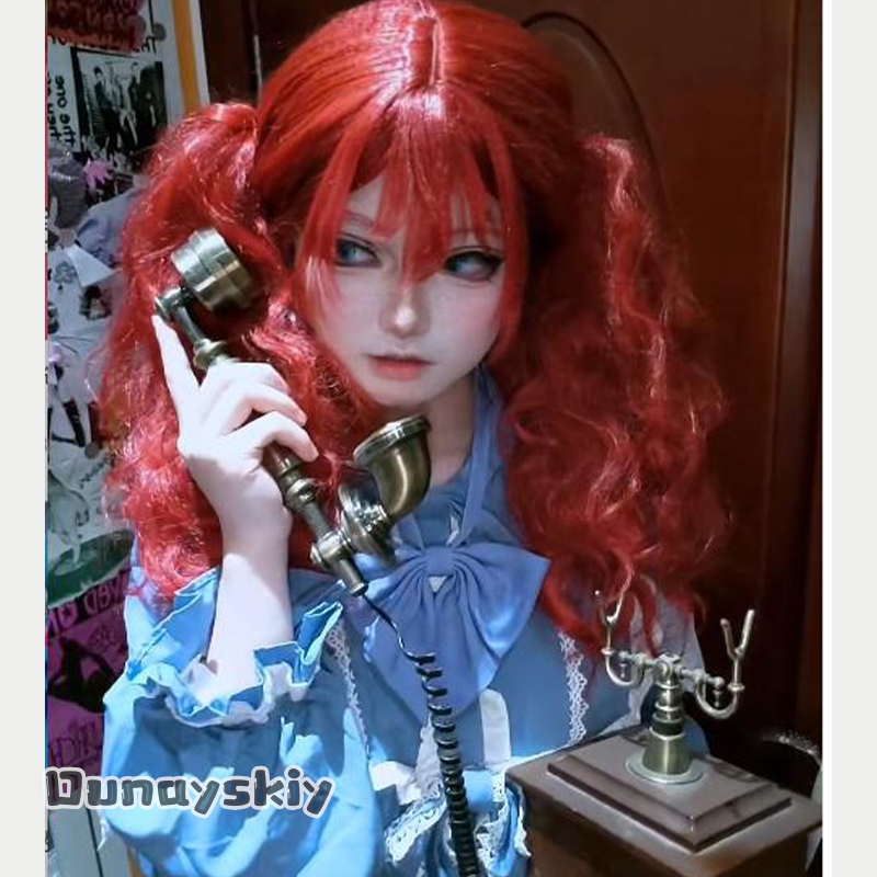 Anime Cosplay With Red Hair - Costume Cosplay del Gioco Hemera*/Poppy, Abito