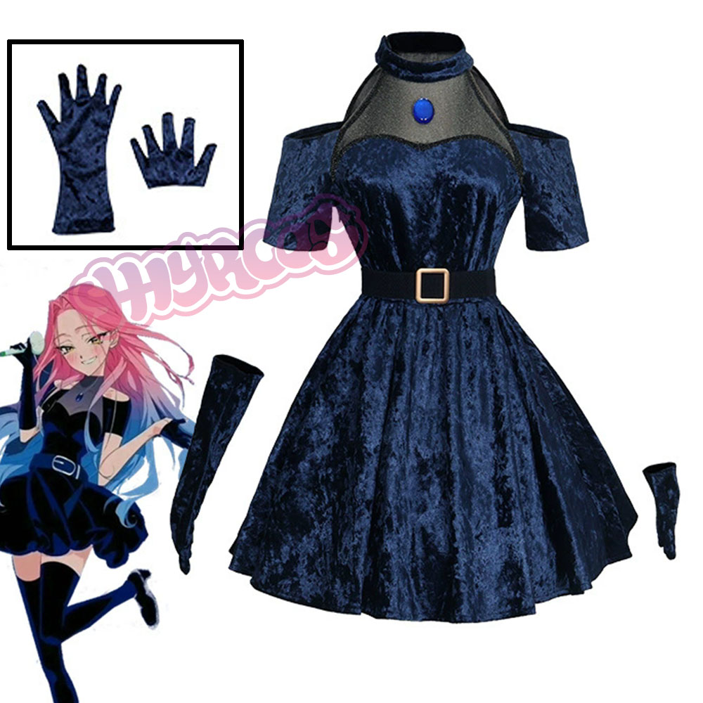 Anime Cosplay Blue Hair - Mizi Cosplay Anime Alien Costume di