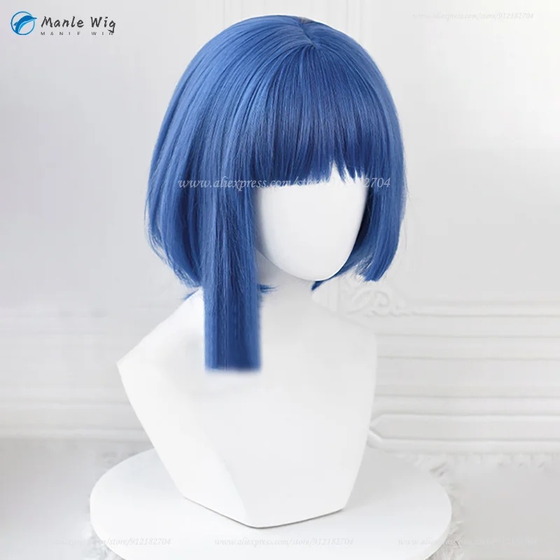 Anime Cosplay Blue Hair - e;5'v\7,j/3;Parrucca Cosplay Anime Yamada Ryo Blu