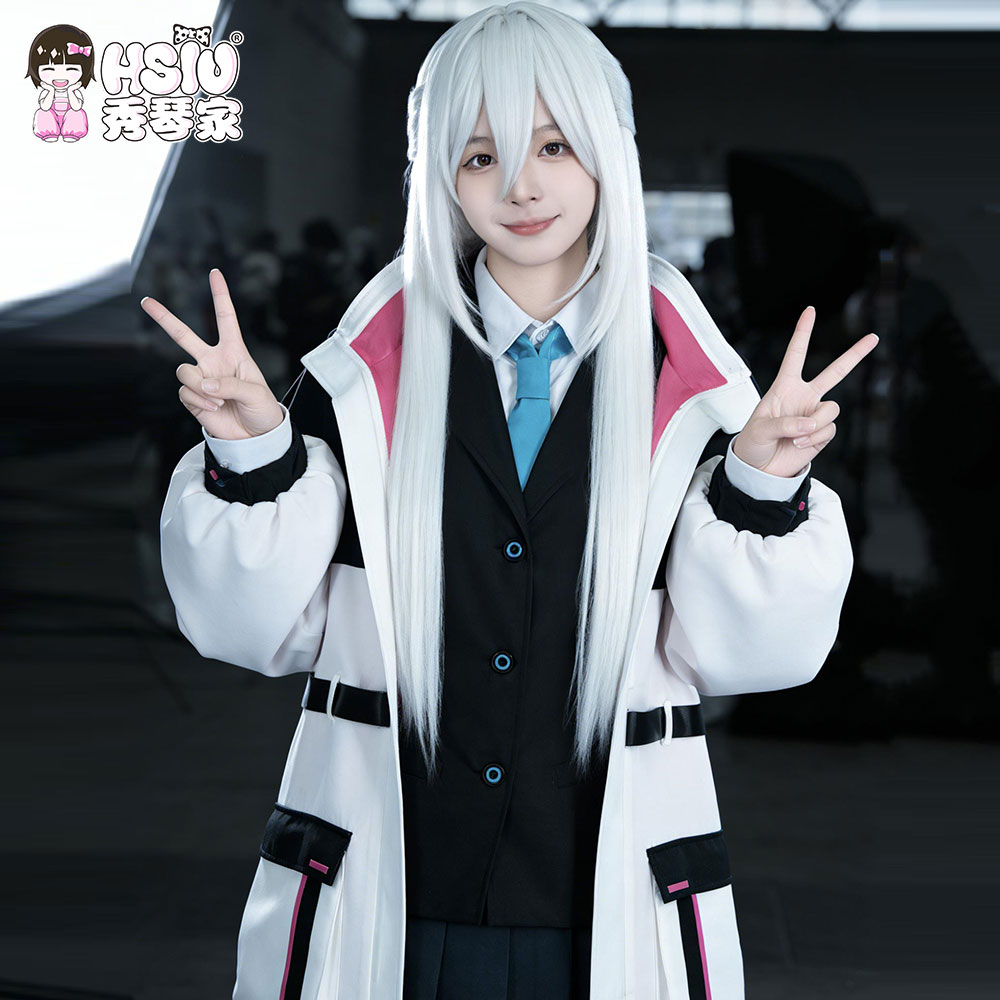 Anime Cosplay Blue Hair - Blue Archive Kei Costume Cosplay Parrucca