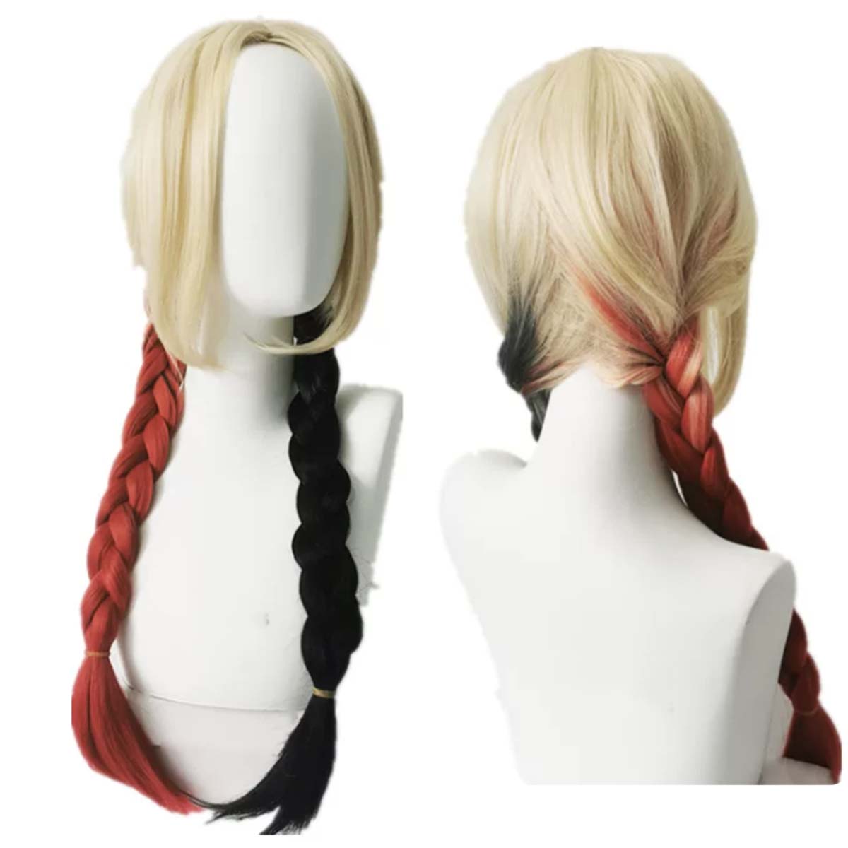 Anime Cosplay With Red Hair - Parrucca da Cosplay Quinn per Donne,