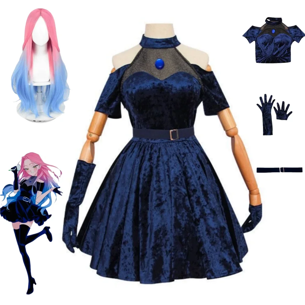 Costume Cosplay Mizi 2026 Anim - Anime Cosplay Blue Hair recensione e prezzo