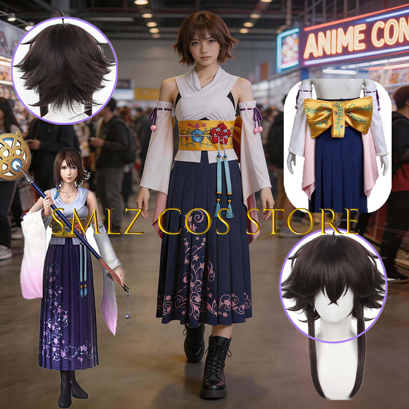 Costume Cosplay Smlz FFX Yuna  - Anime Cosplay For Halloween recensione e prezzo