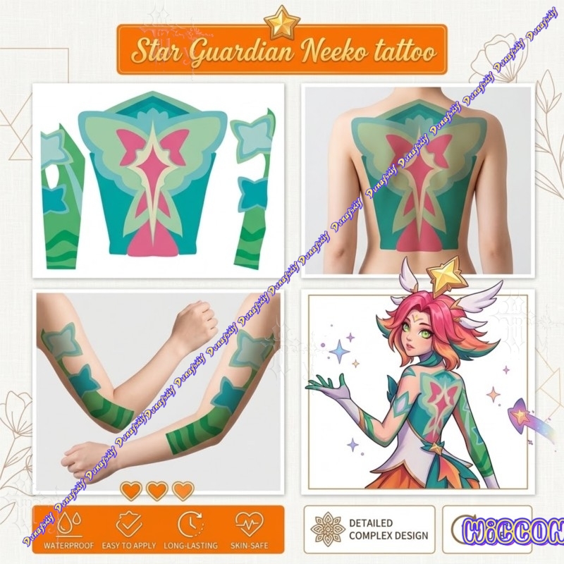 Adesivi per Tatuaggi Temporane - Anime Cosplay Photo recensione e prezzo
