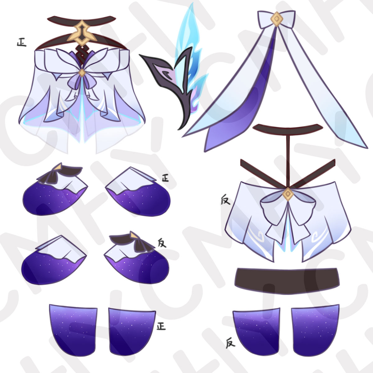 Gioco Genshin Impact Skirk Gat - Anime Cosplay For Halloween recensione e prezzo