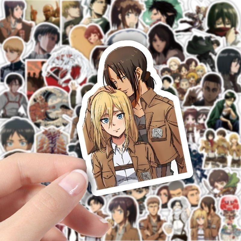 60 Pezzi Adesivi Anime Attack  - Anime Cosplay Roleplay recensione e prezzo