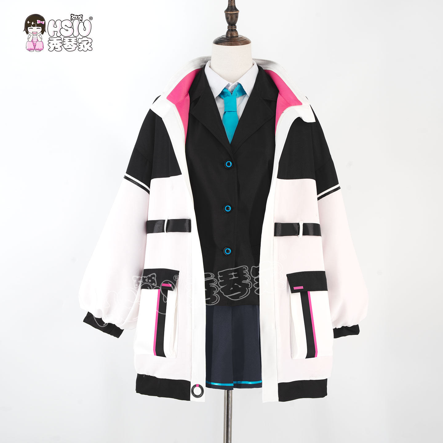 Blue Archive Kei Costume Cospl - Anime Cosplay Blue Hair recensione e prezzo