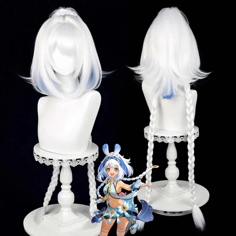 Le Cool Genshin Impact Mualani - Anime Cosplay Blue Hair recensione e prezzo
