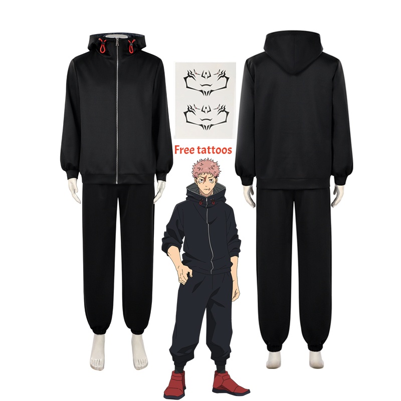 Set Costume Cosplay di Yuji It - Anime Cosplay Jujutsu recensione e prezzo