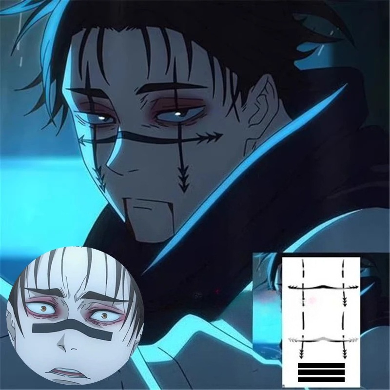 Adesivi per Tatuaggi Choso, Ac - Anime Cosplay Jujutsu recensione e prezzo